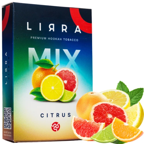 Табак Lirra Citrus (Цитрус) 50гр (ПОТЁКШИЙ) купить