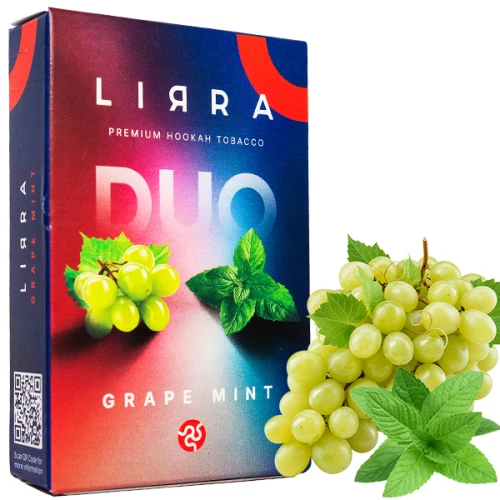 Тютюн Lirra Grape Mint (Виноград М'ята) 50гр купить