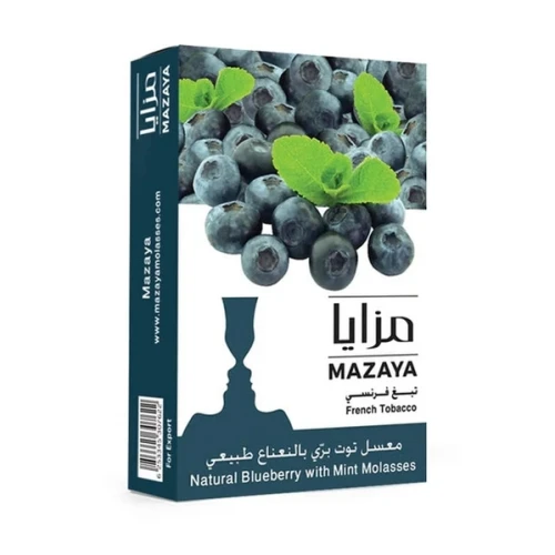 Тютюн Mazaya Blueberry With Mint (Чорниця Віз М'ята) 50гр купить