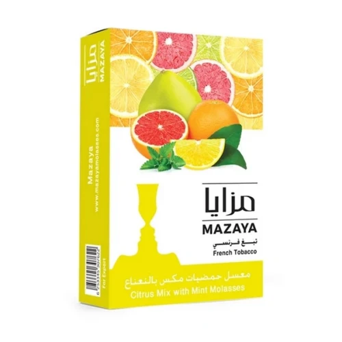 Тютюн Mazaya Citrus Mix With Mint (Цитрусовий Мікс Віз М'ята) 50гр купить