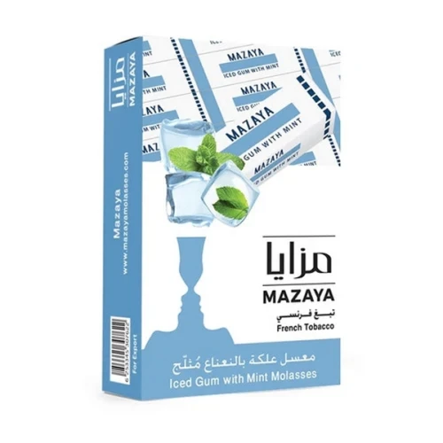 Табак Mazaya Iced Gum With Mint (Айсед Жвачка Виз Мята) 50гр купить