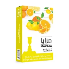 Табак Mazaya Orange With Lemon And Mint (Апельсин Виз Лимон и Мята) 50гр купить