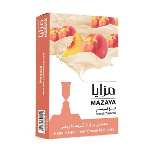 Табак Mazaya Peach With Cream (Персик Виз Крем) 50гр купить