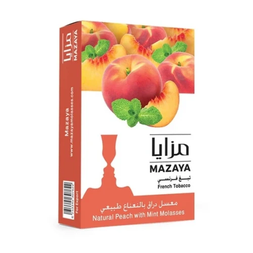 Тютюн Mazaya Peach With Mint (Персик Віз М'ята) 50гр купить