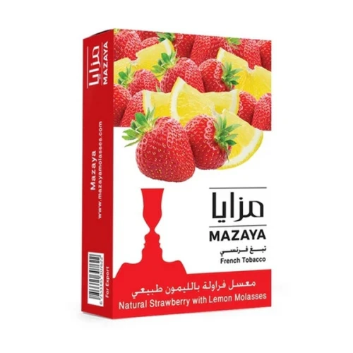 Табак Mazaya Strawberry With Lemon (Клубника Виз Лимон) 50гр купить