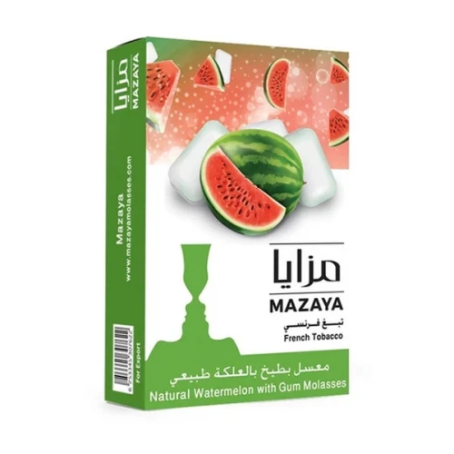 Тютюн Mazaya Watermelon With Gum (Кавун Віз Жуйка) 50гр купить