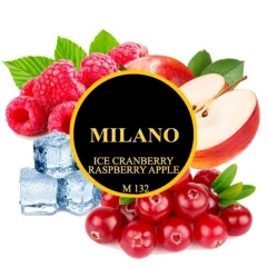 Табак Milano M132 Ice Cranberry Raspberry Apple (Клюква Малина Яблоко Лёд) 100гр купить