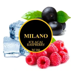 Табак Milano M166 Ice Acai Raspberry (Асаи Малина Лед) 100гр купить