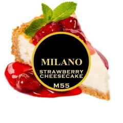 Табак Milano M55 Strawberry Cheesecake (Клубника Чизкейк) 100гр купить
