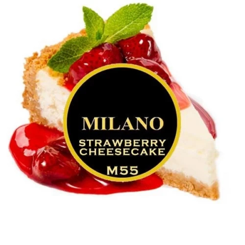 Табак Milano M55 Strawberry Cheesecake (Клубника Чизкейк) 100гр купить