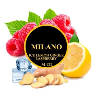 Тютюн Milano M122 Ice Lemon Ginger Raspberry (Лимон Імбир Малина Лід) 50гр