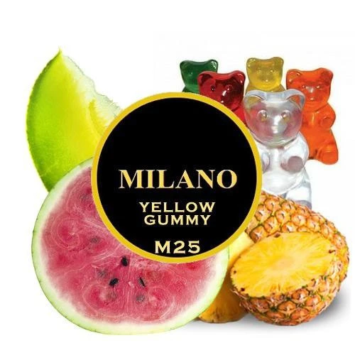 Табак Milano M25 Yellow Gummy (Желтые Мишки) 100гр купить