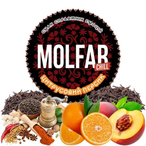Тютюн Molfar Chill Line Цитрусовий Персик (Цитрусовий Персик) 100гр купить