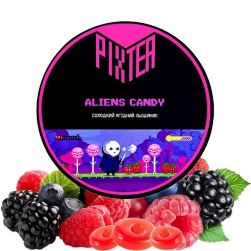 Бестабачная Смесь Pixtea Aliens Candy (Элиенс Конфета) 250гр купить