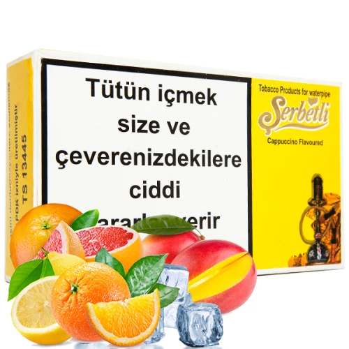 Тютюн Serbetli Ice Citrus Mango (Цитрус Манго Лід) 500гр купить