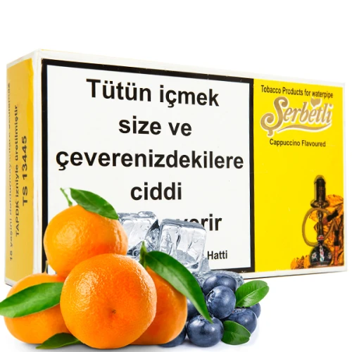 Табак Serbetli Ice Tangerine Blueberry (Мандарин Черника Лед) 500гр купить