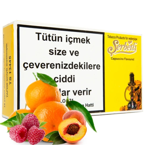 Тютюн Serbetli Raspberry Peach Tangerine (Мандарин Малина Персик) 500гр купить