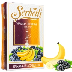 Тютюн Serbetli Banana Blackberry (Банан Ожина) 50гр купить