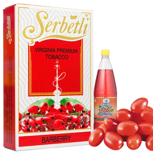 Тютюн Serbetli Barberry (Барбарис) 50гр купить
