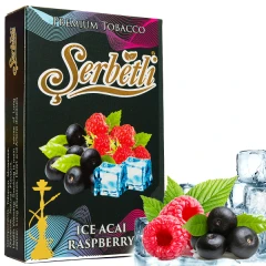 Тютюн Serbetli Ice Acai Raspberry (Асаі Малина Лід) 50гр купить