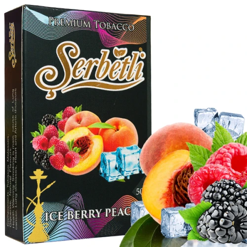 Тютюн Serbetli Ice Berry Peach (Лід Ягоди Персик) 50гр купить