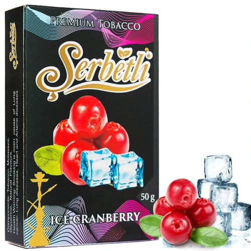 Тютюн Serbetli Ice Cranberry (Журавлина Лід) 50гр купить
