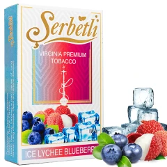 Тютюн Serbetli Ice Lychee Blueberry (Лічі Чорниця Лід) 50гр купить