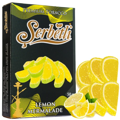 Табак Serbetli Lemon Marmelade (Лимонный Мармелад) 50гр купить