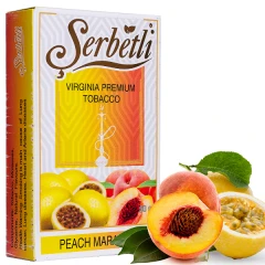 Тютюн Serbetli Maracuja Peach (Маракуйя Персик) 50гр купить