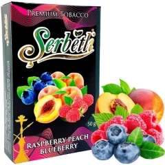 Тютюн Serbetli Raspberry Peach Blueberry (Малина Персик Чорниця) 50гр купить