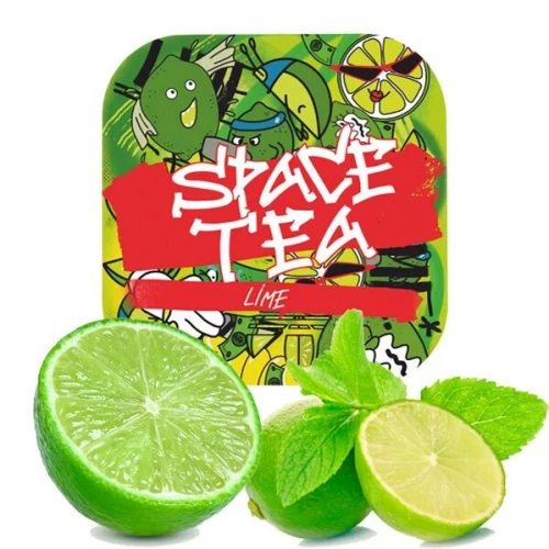 Бестабачная Смесь Space Tea Lime (Лайм) 100гр купить