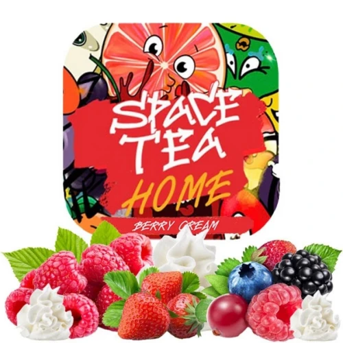 Бестабачная Смесь Space Tea Berry Cream (Ягоды Крем) 40гр купить