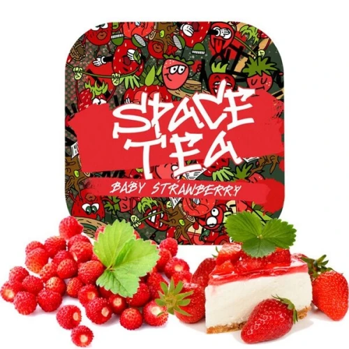 Бестабачная Смесь Space Tea Baby Strawberry (Земляника) 40гр купить