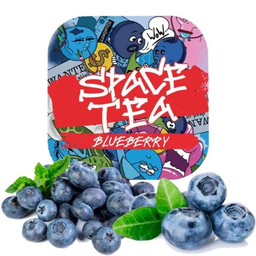Бестабачная Смесь Space Tea Blueberry (Черника) 40гр купить