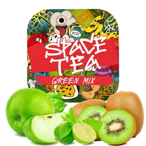 Бестабачная Смесь Space Tea Green Mix (Зеленый Микс) 40гр купить
