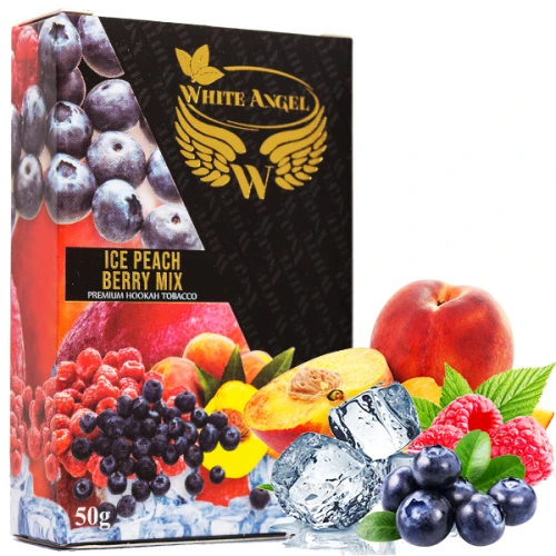 Тютюн White Angel Ice Peach Berry Mix (Лід Персик Ягоди Мікс) 50гр  купить