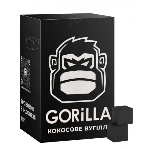 Уголь Кокосовый Gorilla (72 Кубика) 1 кг купить