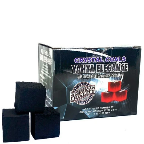 Вугілля Кокосове Yahya Elegance Crystal (36 Кубика) 0.5 кг купить