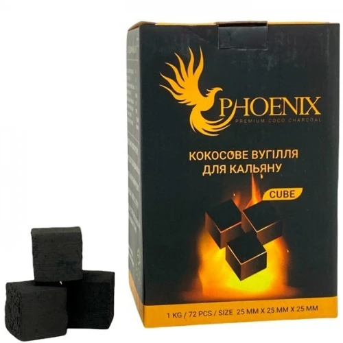 Уголь Кокосовый Phoenix (72 Кубика) 1 кг купить