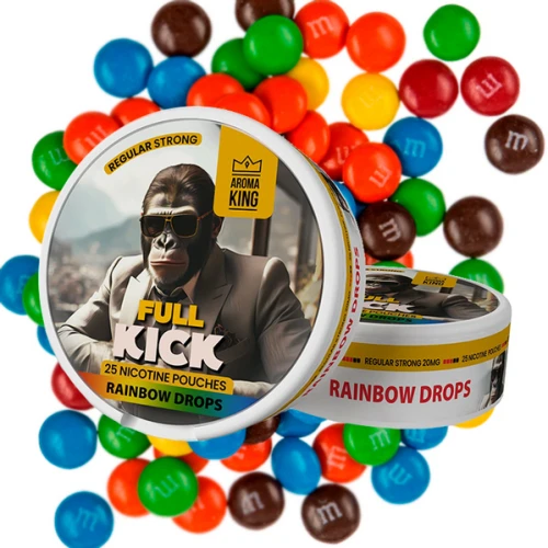 Снюс Aroma King Full Kick Rainbow Drops (Реінбоу Дропс) купить