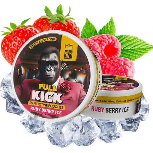 Снюс Aroma King Full Kick Ruby Berry Ice (Рубі Ягода Лід) купить