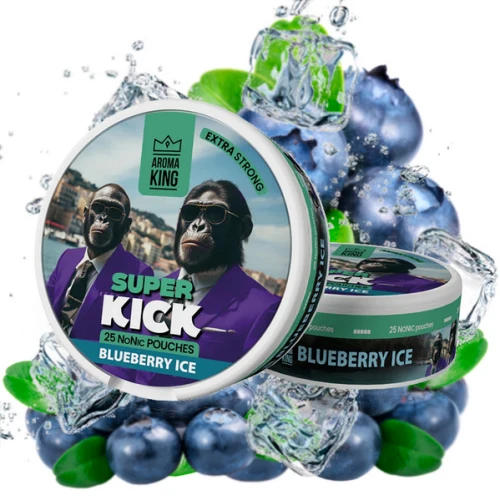 Снюс Aroma King Super Kick Blueberry Ice (Чорниця Лід) купить