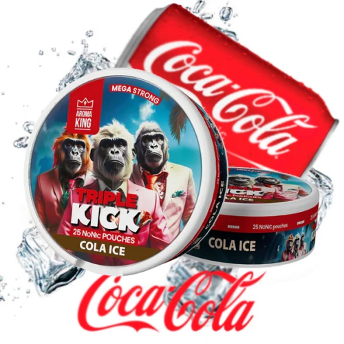 Снюс Aroma King Triple Kick Cola Ice (Кола Лёд) купить