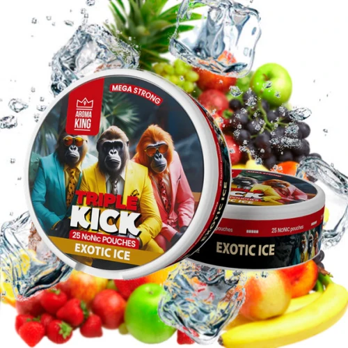 Снюс Aroma King Triple Kick Exotic Ice (Экзотик Лёд) купить