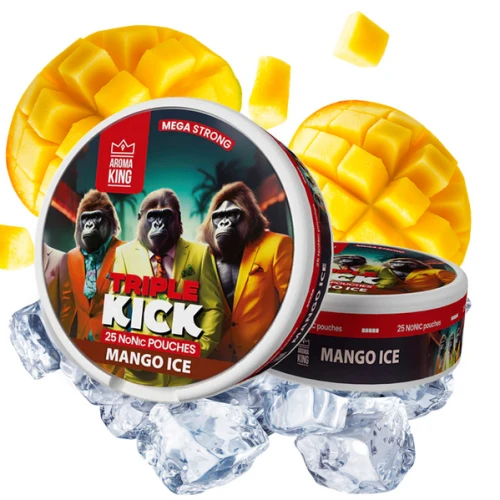 Снюс Aroma King Triple Kick Mango Ice (Манго Лёд) купить