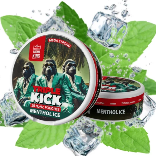 Снюс Aroma King Triple Kick Menthol Ice (Ментол Лёд) купить