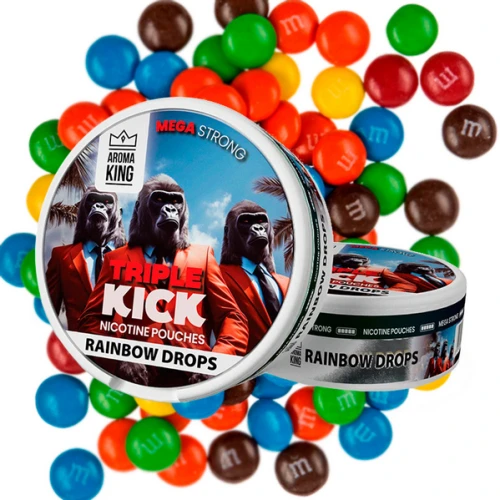 Снюс Aroma King Triple Kick Rainbow Drops (Рэинбоу Дропс) купить